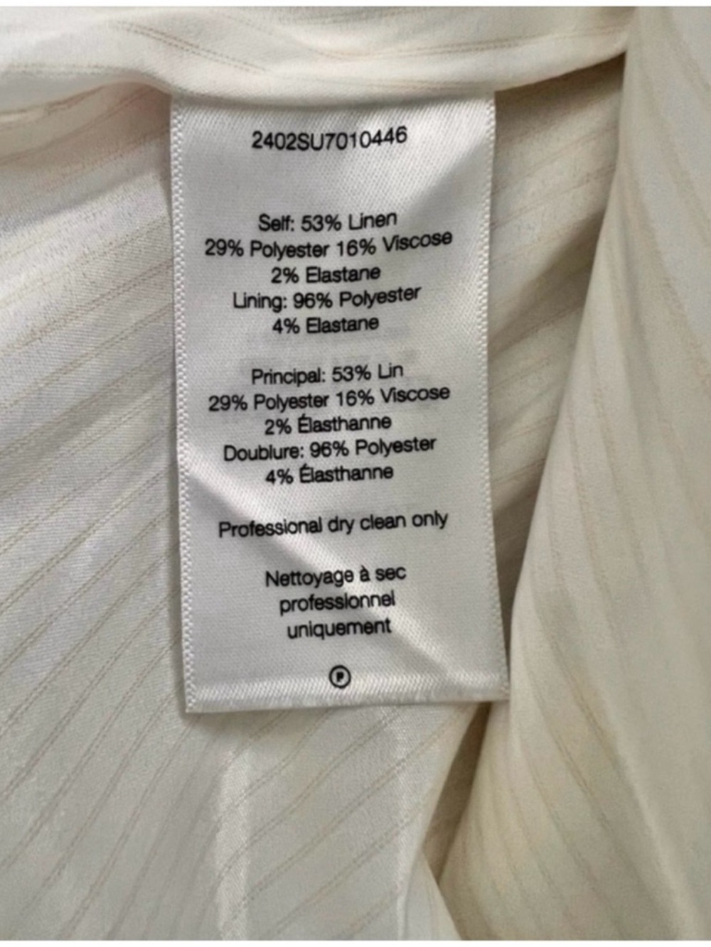 NWOT Veronica Beard Tamara Linen Blend Vest  Sandalwood Melange Size 10/ Large - Picture 11 of 13